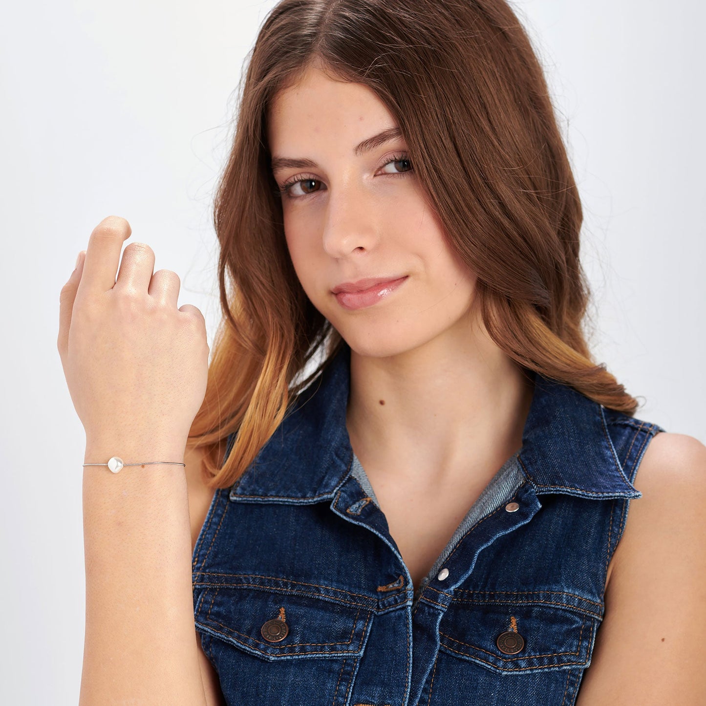 Bracciale Sagapò Wisdom Acciaio Coda Di Topo con Perla Passante