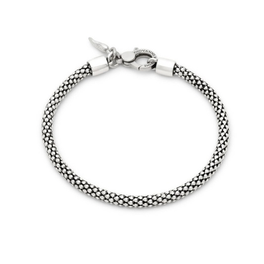 Bracciale Uomo Giovanni Raspini Catene Maglia Popcorn