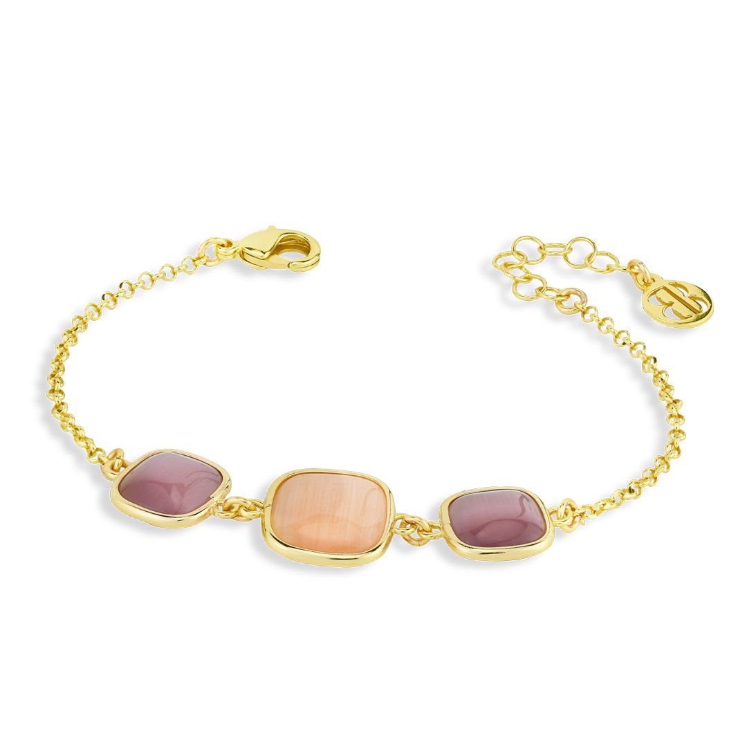 Bracciale Boccadamo Crisette Pvd Oro Con Cristalli