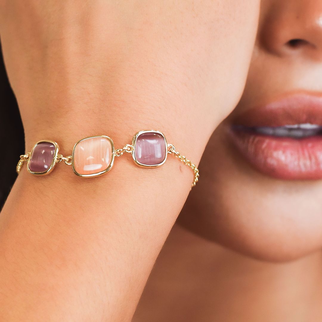 Bracciale Boccadamo Crisette Pvd Oro Con Cristalli