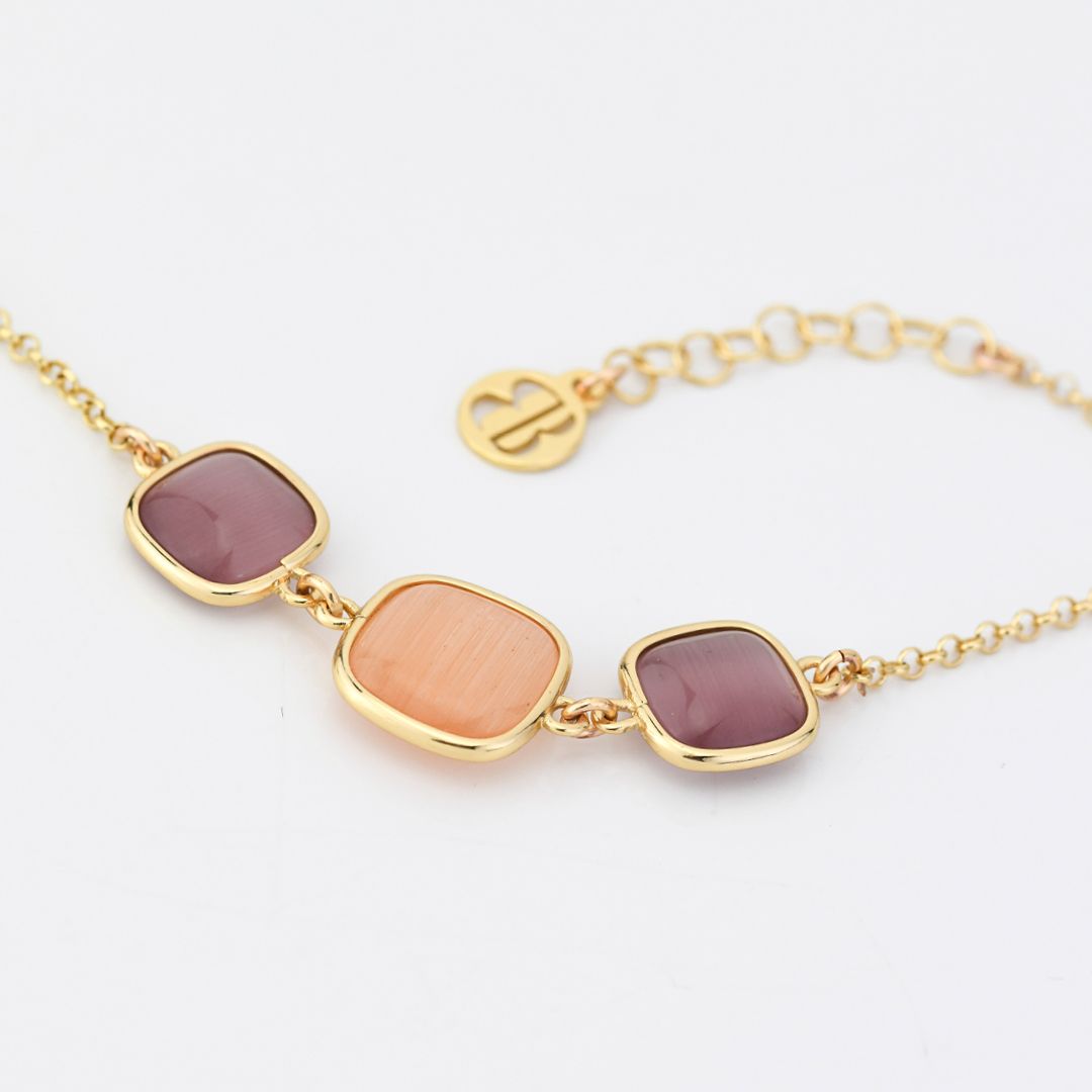 Bracciale Boccadamo Crisette Pvd Oro Con Cristalli
