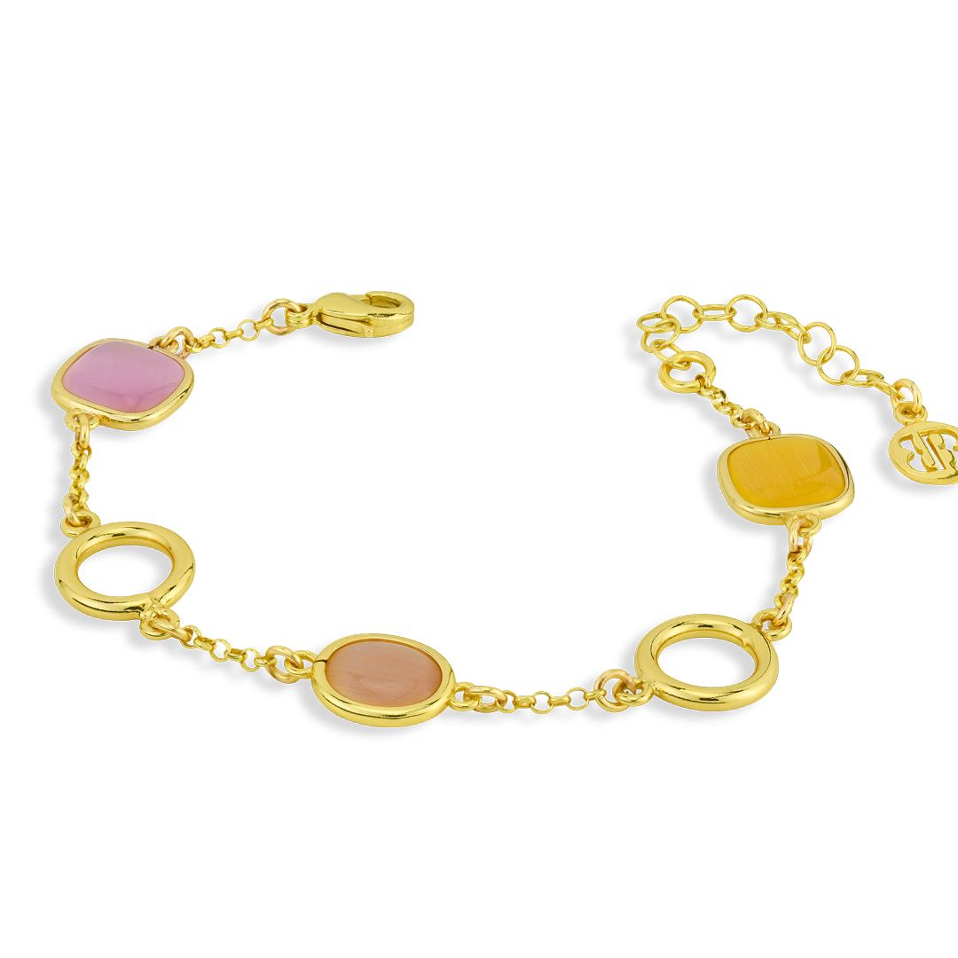 Bracciale Boccadamo Crisette Pvd Oro con Cristalli