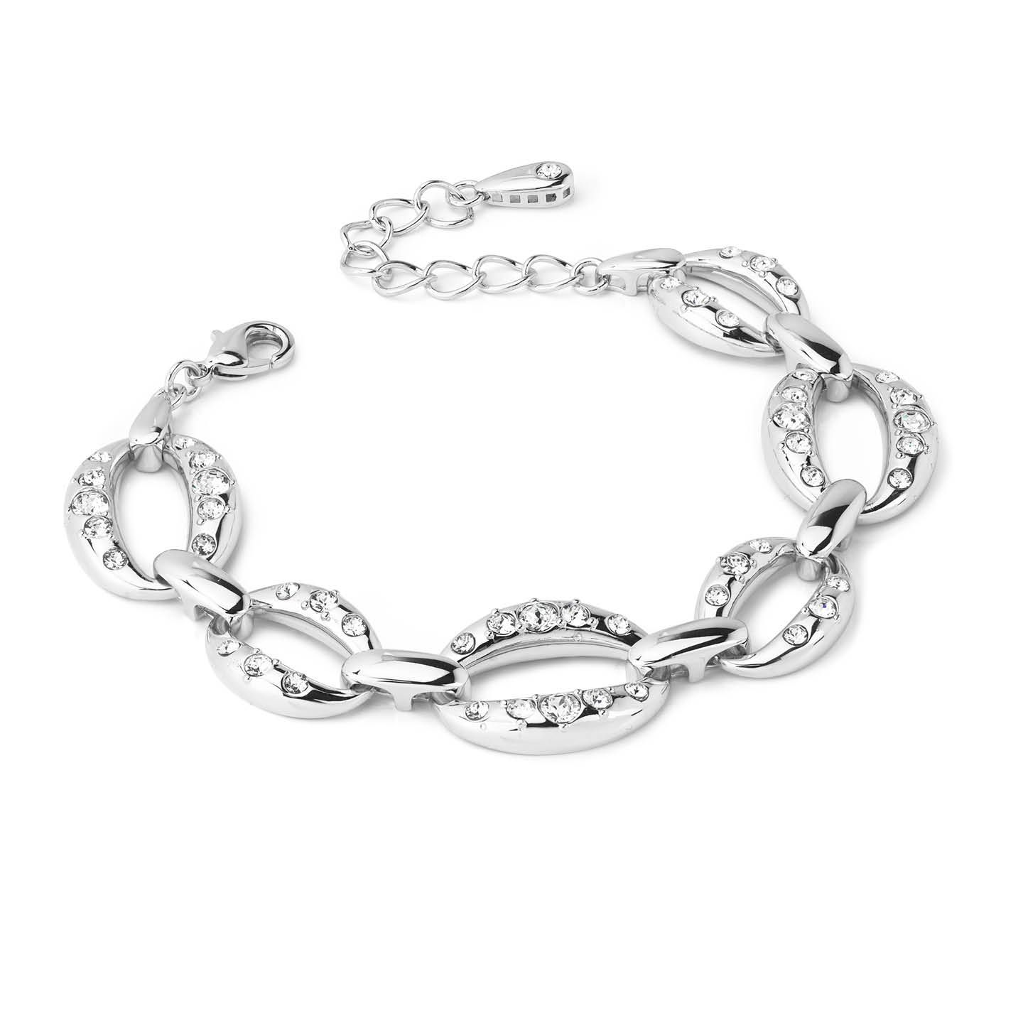Bracciale Boccadamo Mediterranea Harem Bronzo Rodiato e Cristalli