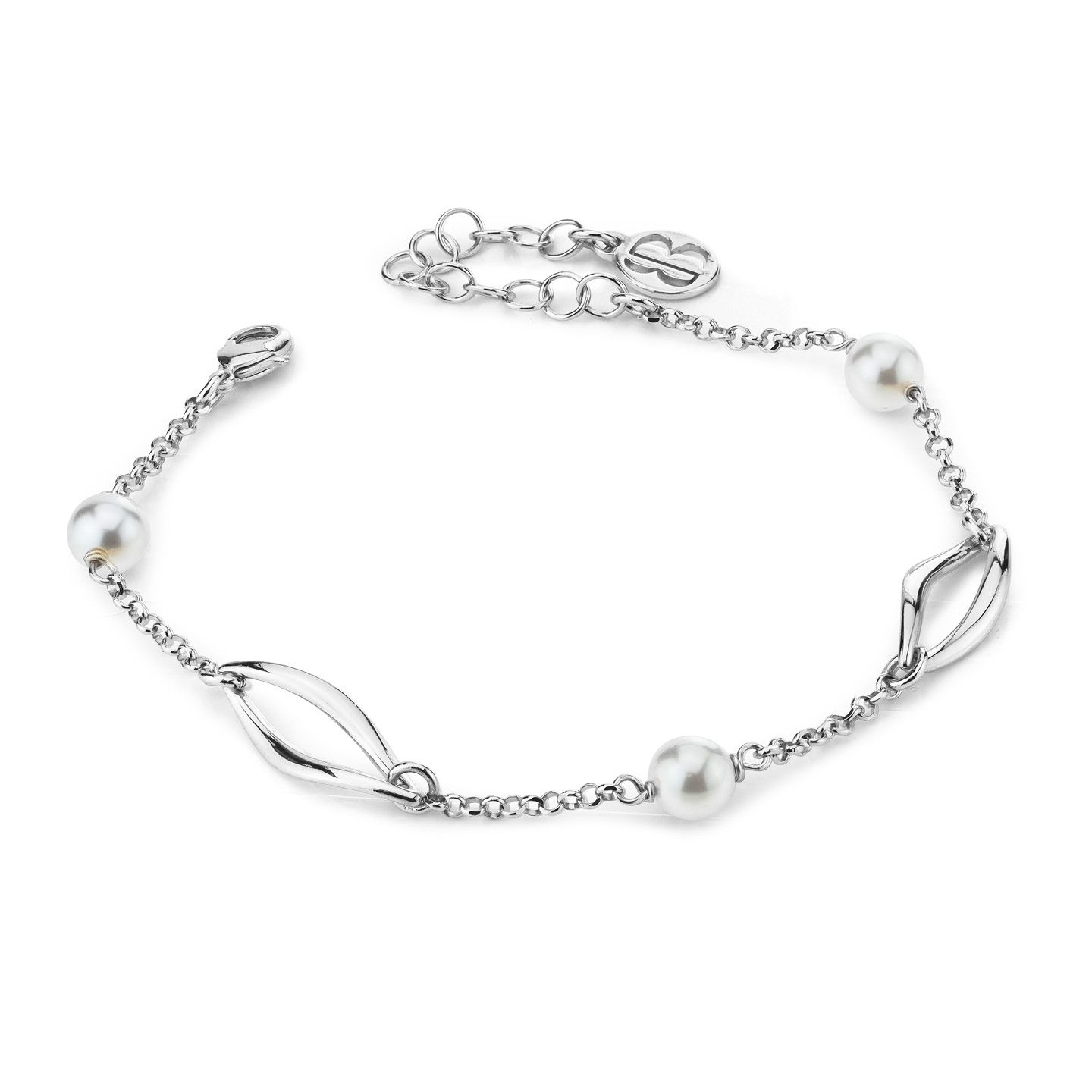 Bracciale Boccadamo Mediterranea Crisette Bronzo Rodiato e Perle