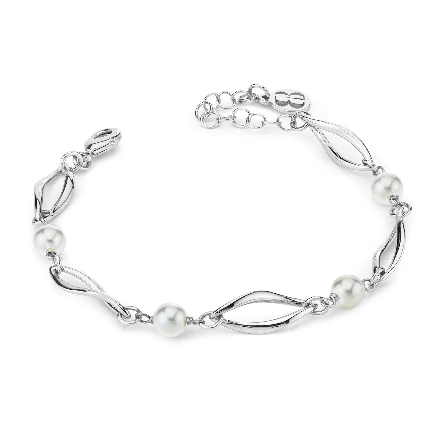 Bracciale Boccadamo Mediterranea Crisette Bronzo Rodiato e Perle