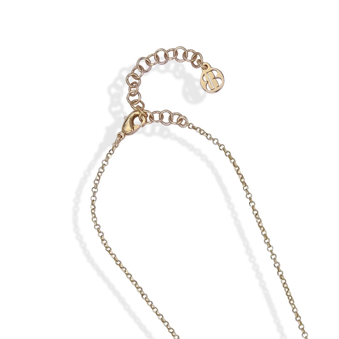 Collana Boccadamo Mediterranea Sharada Bronzo Pvd Oro Pendente Cristalli Sfaccettati Contornati Azzurro/Verde