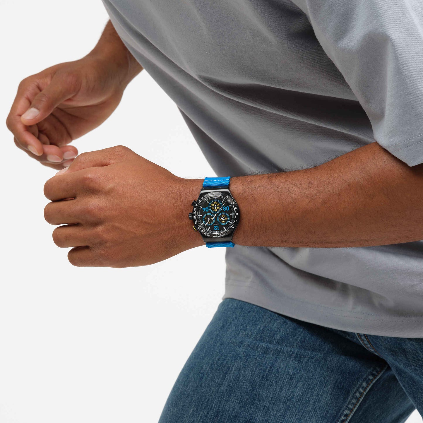 Orologio Swatch Moments Blue Chrono
