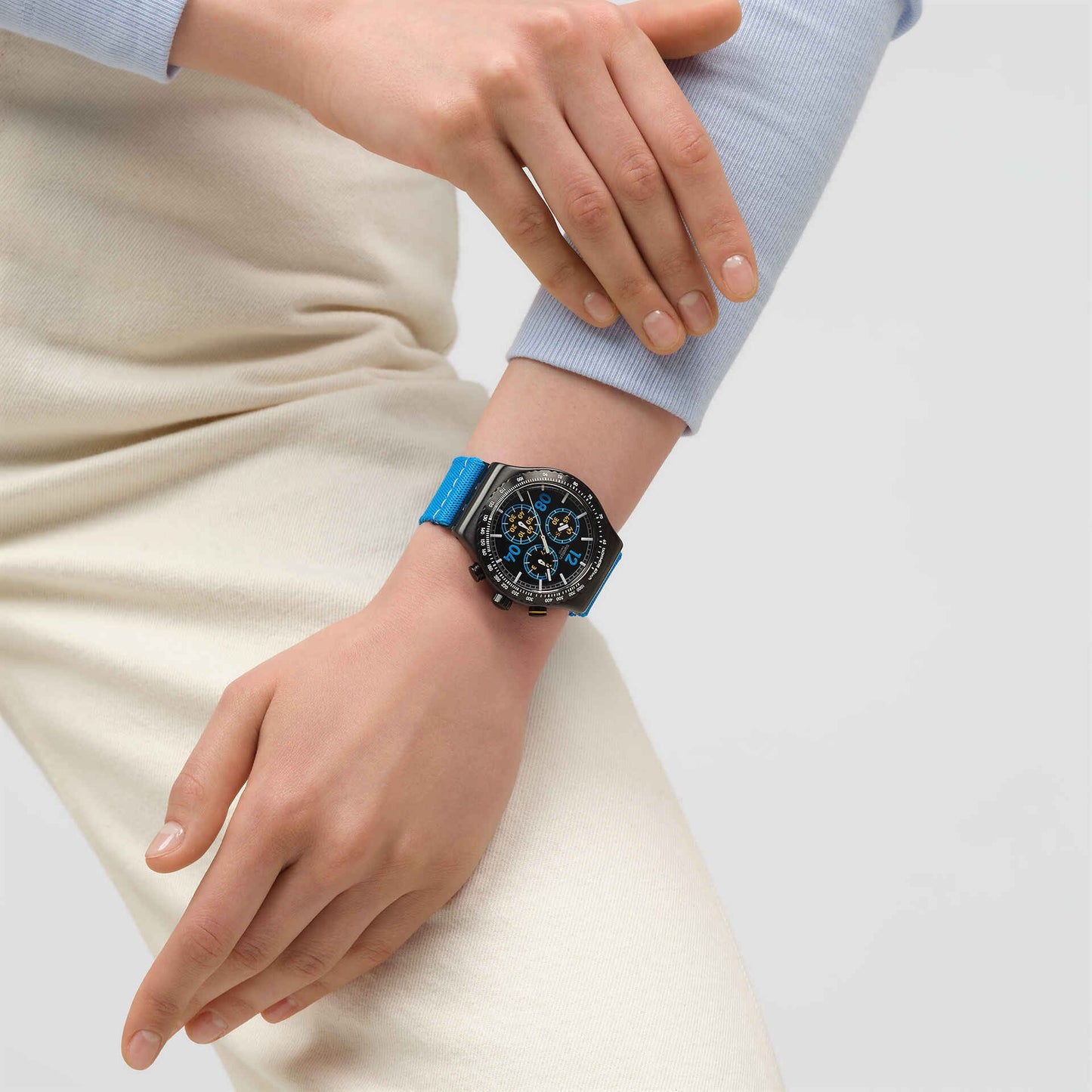 Orologio Swatch Moments Blue Chrono