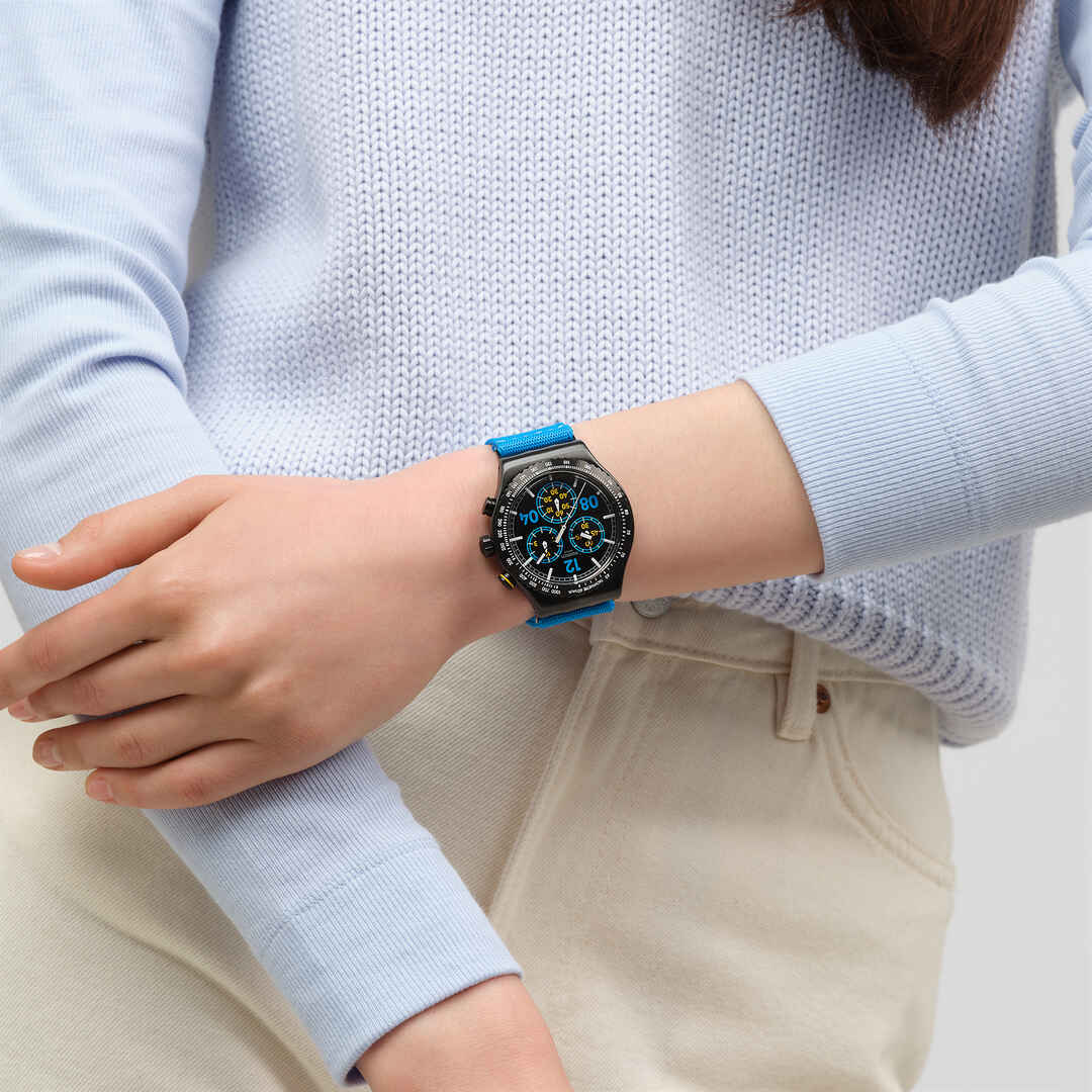 Orologio Swatch Moments Blue Chrono