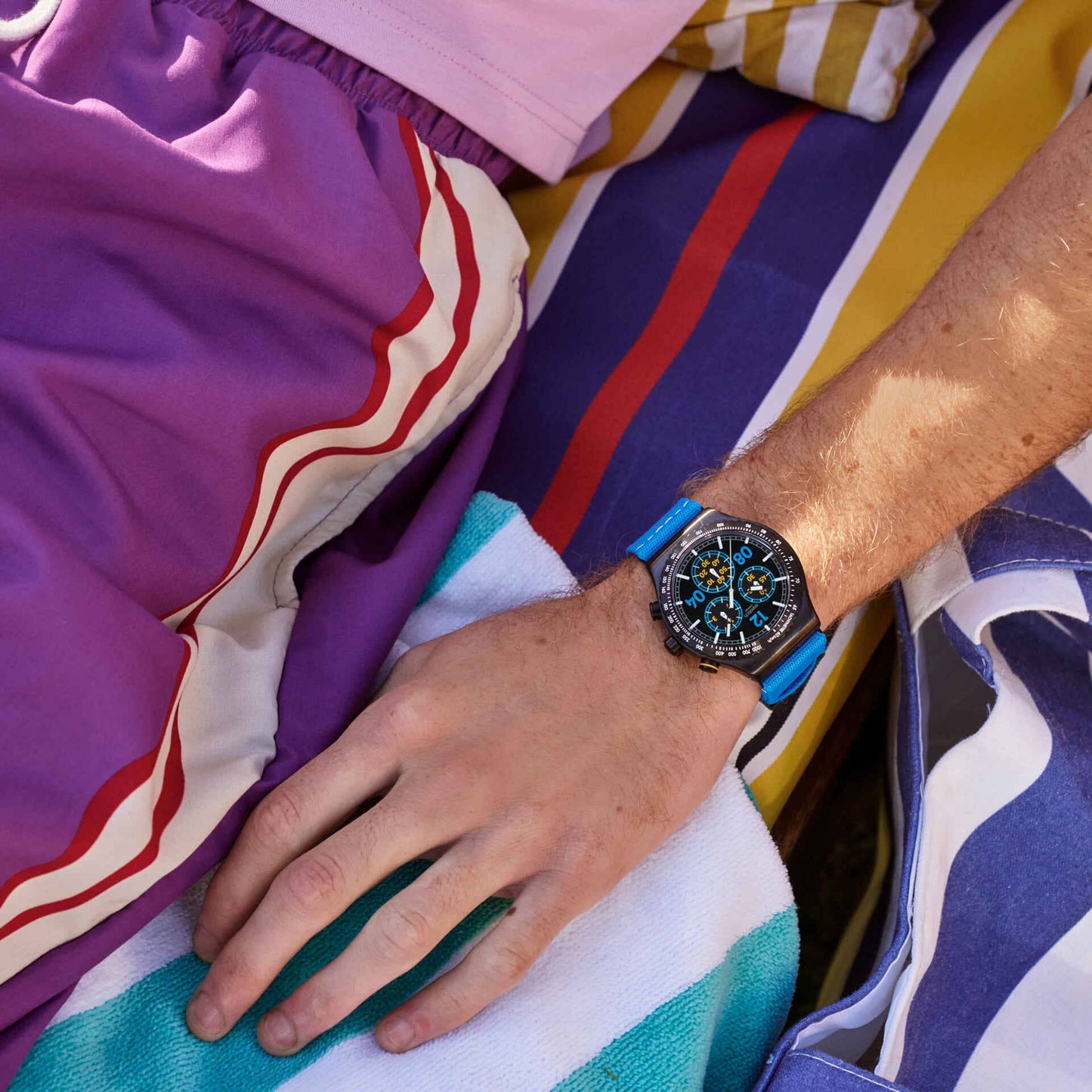 Orologio Swatch Moments Blue Chrono