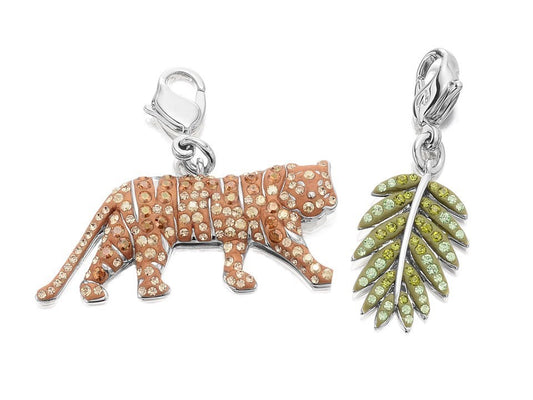 Set Charm Swarovski Tiger