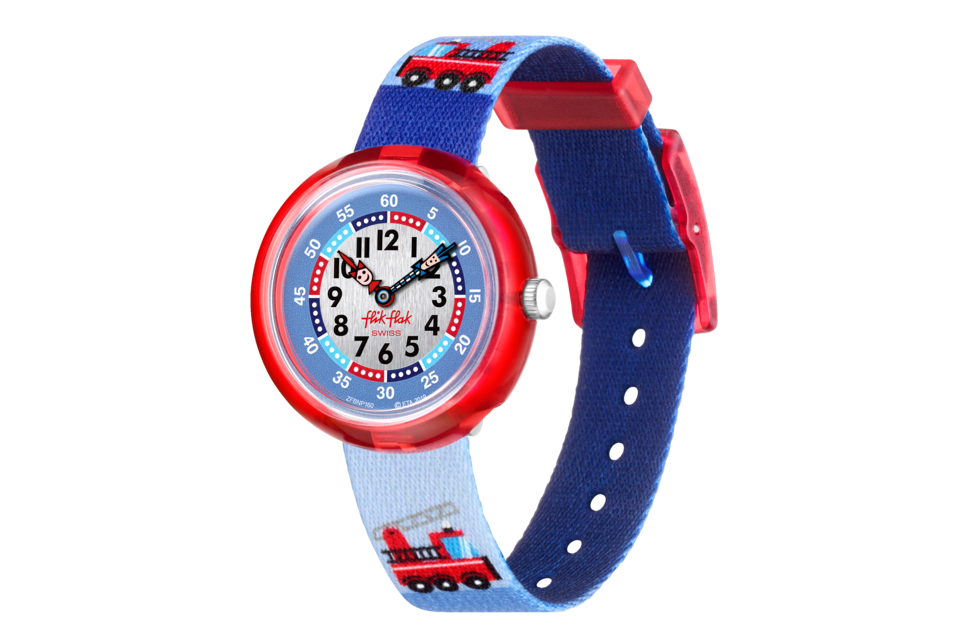 Orologio Flik Flak Bambino City Of Life Firetruck