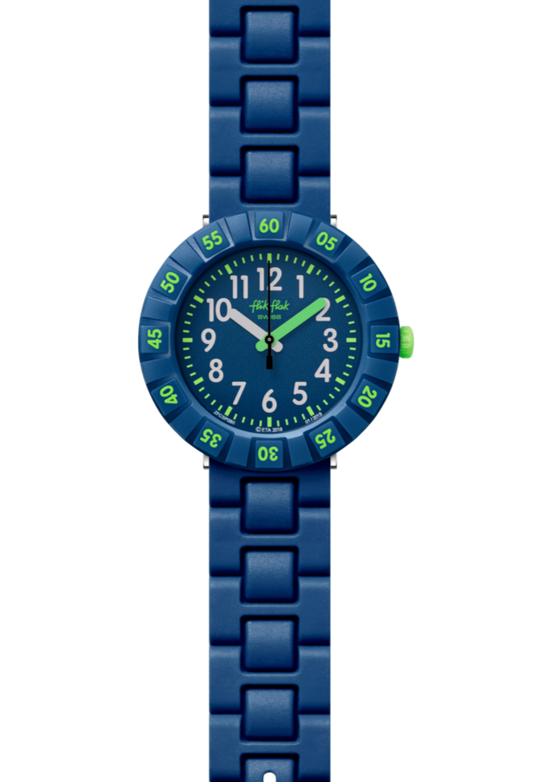 Orologio Flik Flak Bambino Color Blast Solo Dark Blue