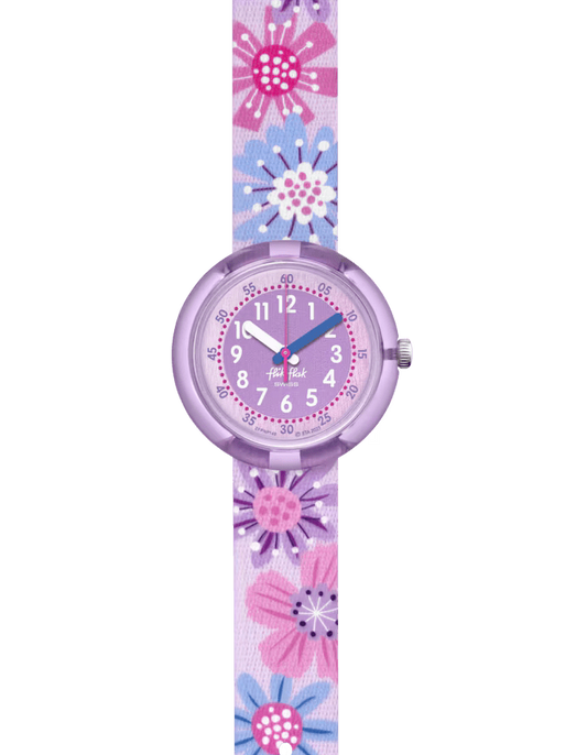 Orologio Flik Flak Oraginized Chaos Bambino Flower Chaos