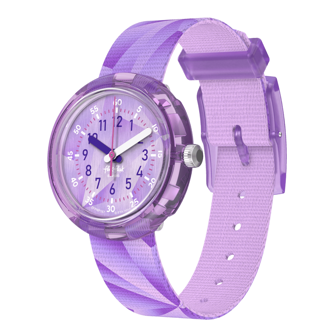 Orologio Flik Flak Purple Prism
