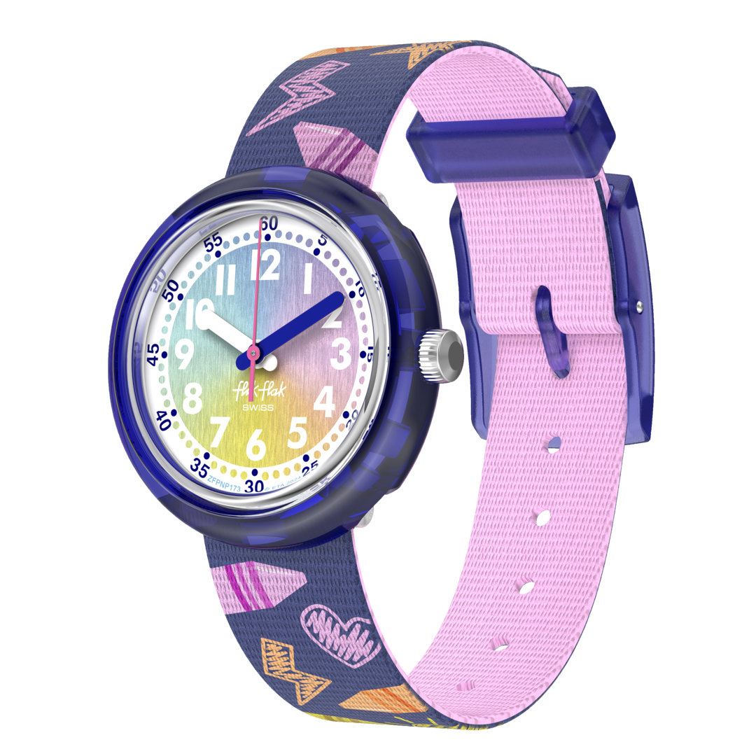 Orologio Flik Flak Rainbow Crayons