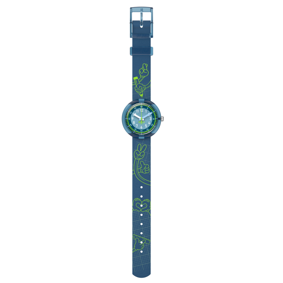 Orologio Flik Flak Code Talk