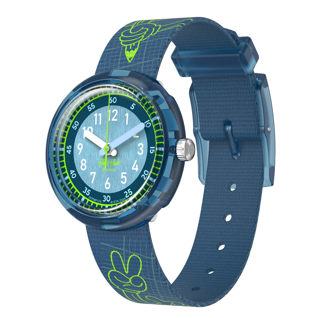 Orologio Flik Flak Code Talk