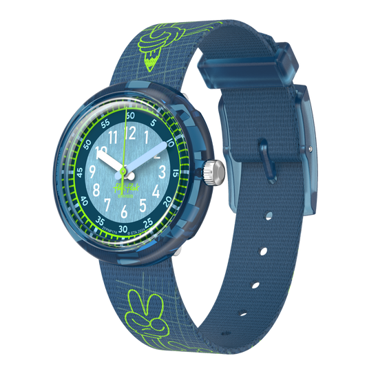 Orologio Flik Flak Code Talk