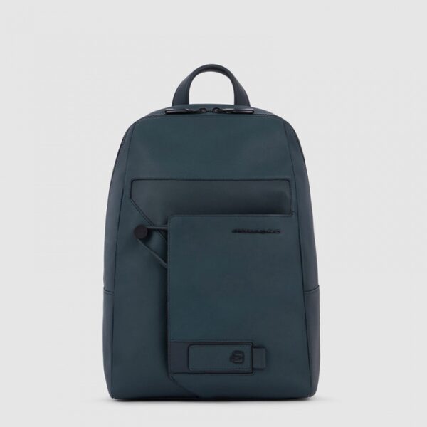Zaini Piquadro Zaino Porta Pc Ipad In Pelle Verde