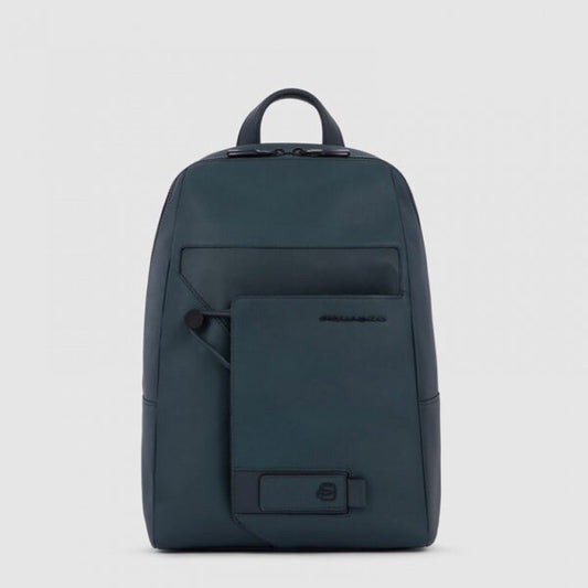 Zaini Piquadro Zaino Porta Pc Ipad In Pelle Verde