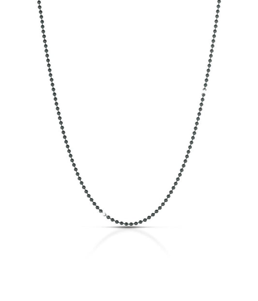 Collana Lebebé Papà Add In Argento Brunito Palline