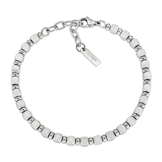 Bracciale Uomo Amen Con Pepite In Acciaio