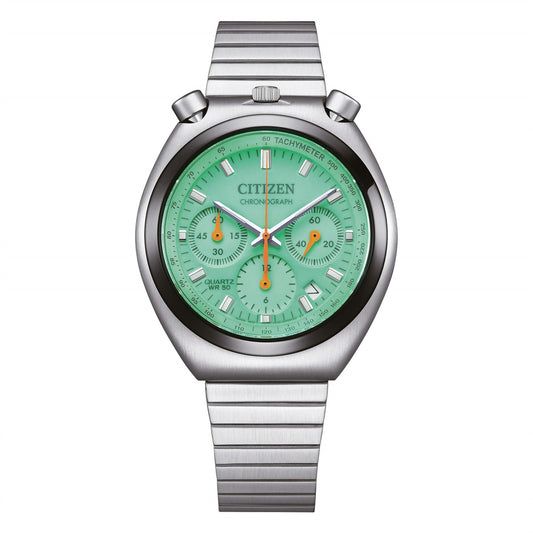 Orologio Citizen The Luminous Brothers 38 Mm Acciaio Braccialato Verde