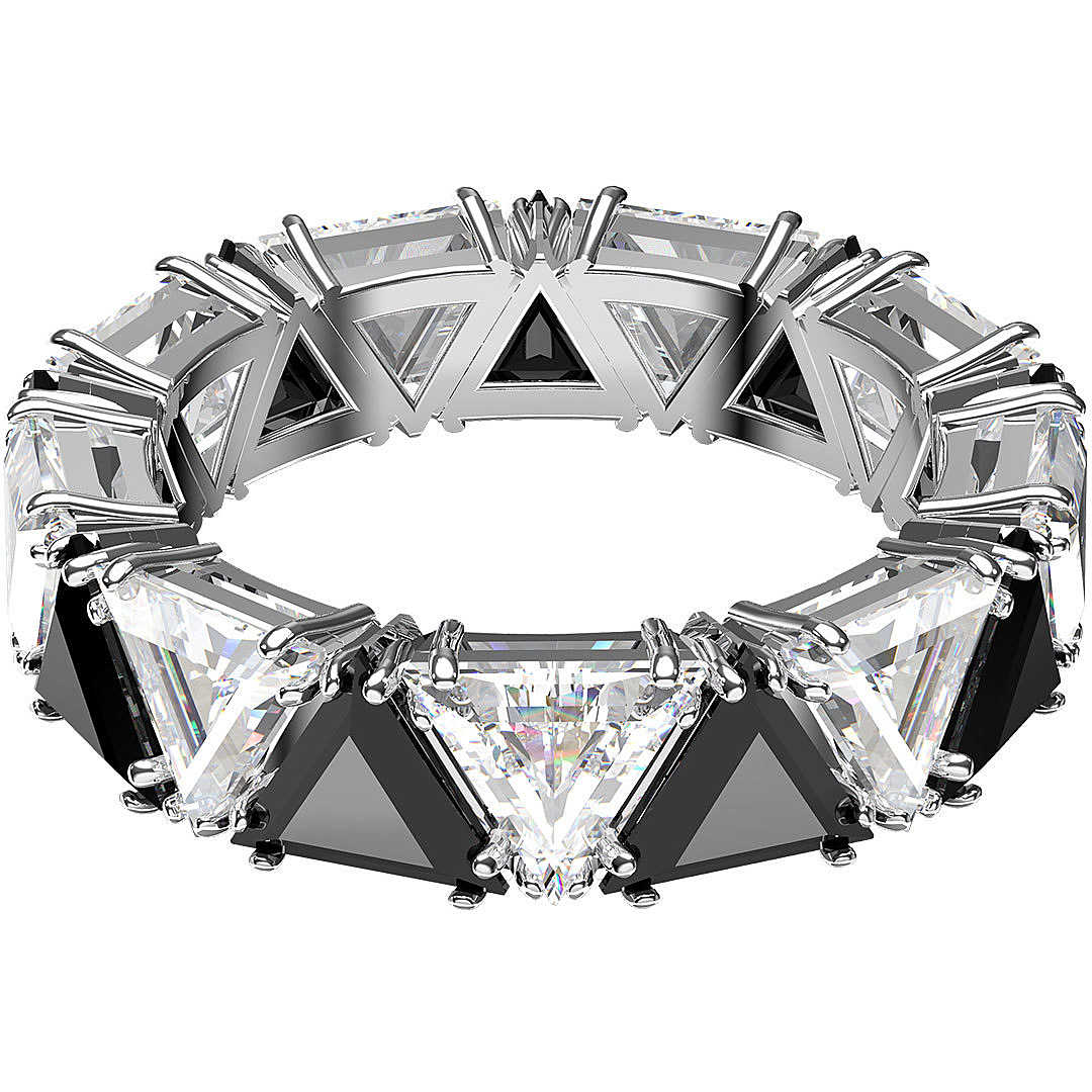 Anello Swarovski Matrix Black - Misura 58
