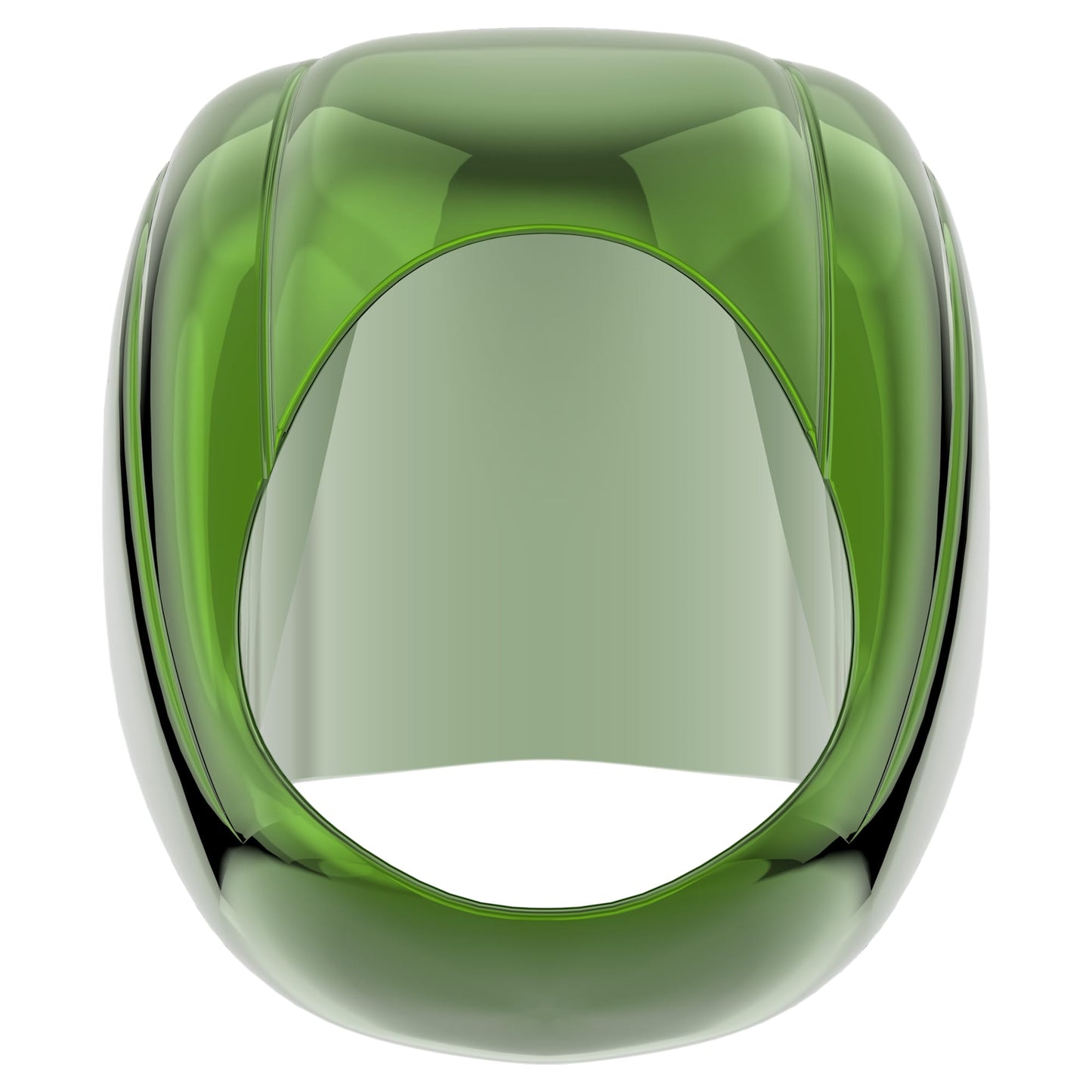 Anello Swarovski Dulcis, Taglio Cushion, Verde - Misura 58