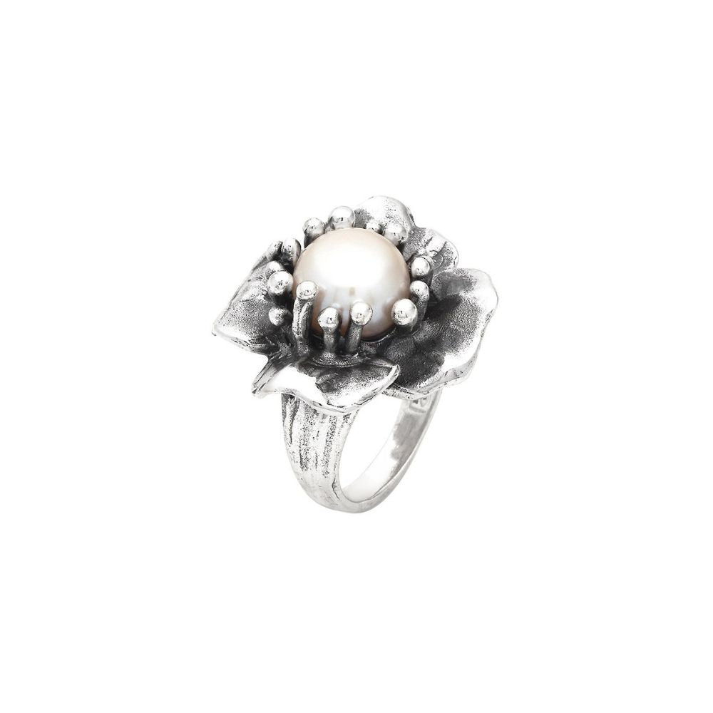 Anello Giovanni Raspini Magnolia con Perla - Misura 14