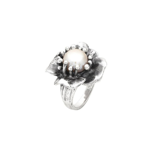 Anello Giovanni Raspini Magnolia con Perla - Misura 14