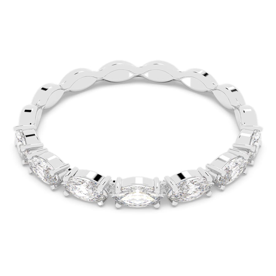 Anello Swarovski Matrix Marquise Vittore Taglio Marquise, Bianco, Placcato rodio - Misura 50