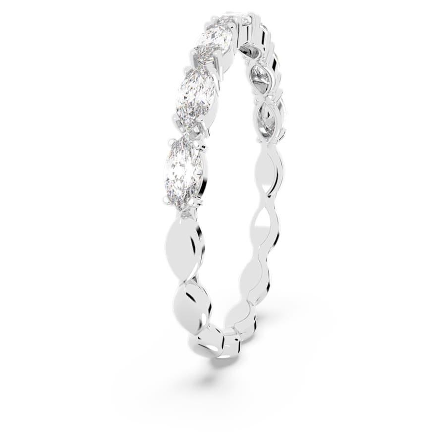 Anello Swarovski Matrix Marquise Vittore Taglio Marquise, Bianco, Placcato rodio - Misura 50