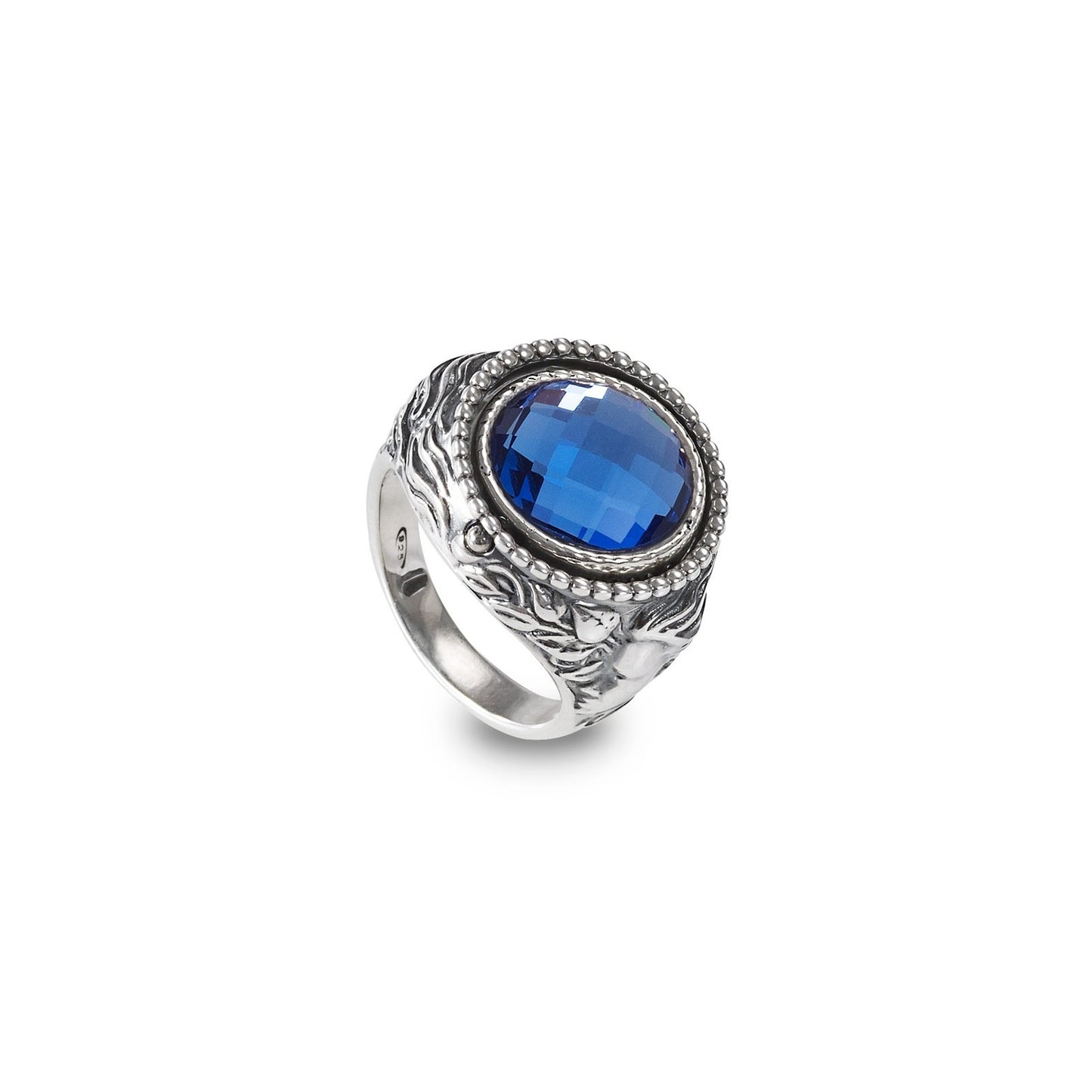Anello Gerardo Sacco Mesi Reverse in Argento Reversibile Mese Luglio - Misura 16