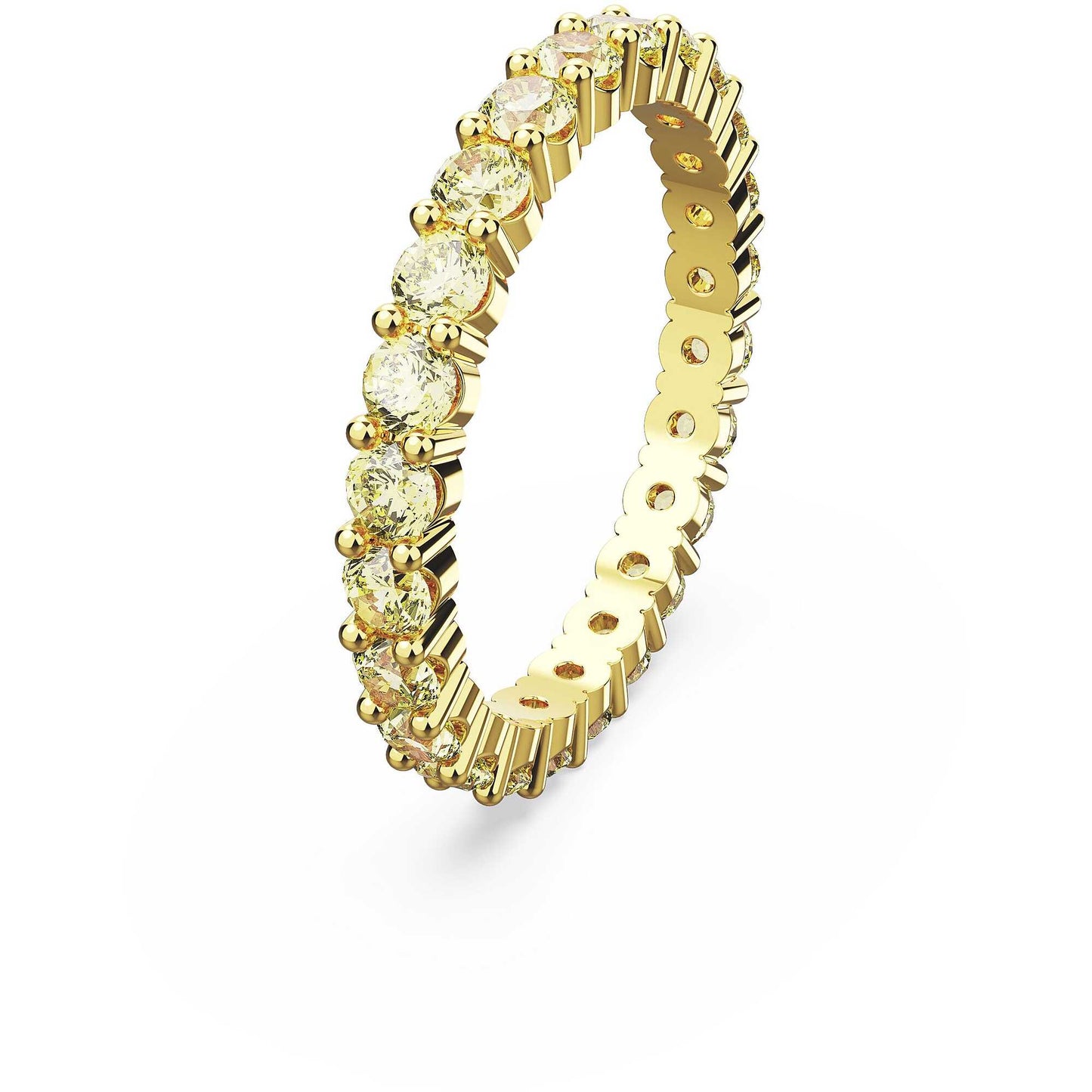 Anello Swarovski Matrix Yellow - Misura 55