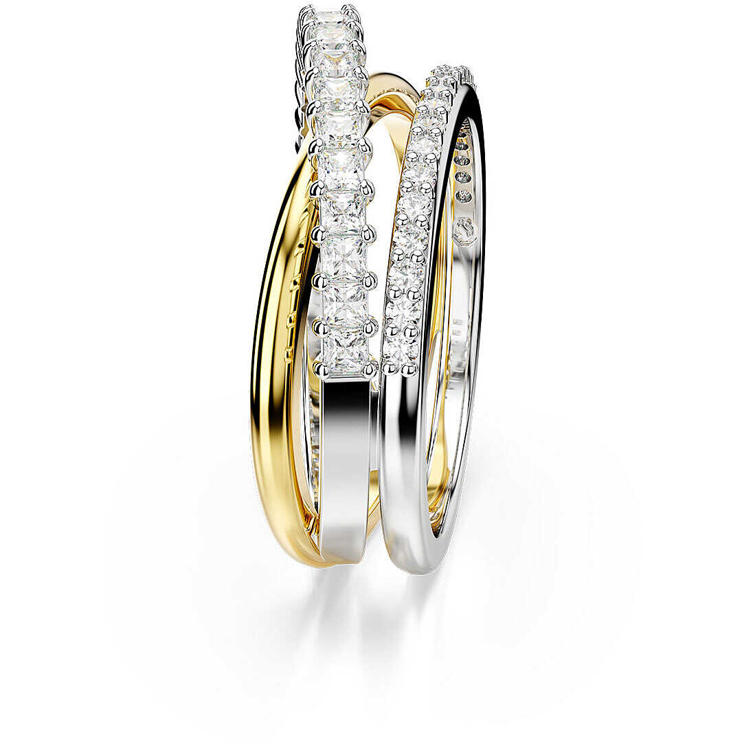 Anello Swarovski Hyperbola 3 Band - Misura 60