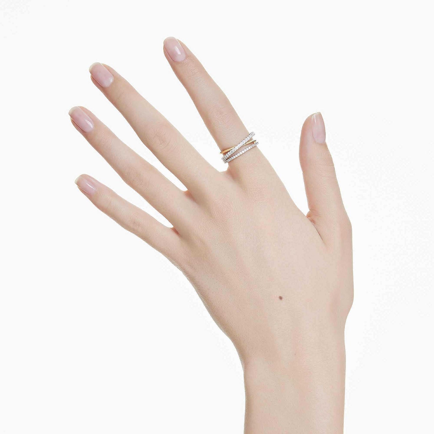 Anello Swarovski Hyperbola 3 Band - Misura 60