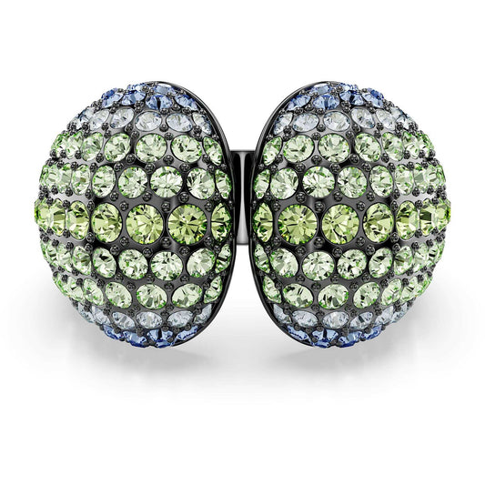 Anello Swarovski Sublima Taglio round, multicolore, placcato rutenio - Misura 58