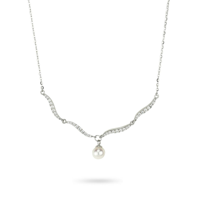 Collana Boccadamo Sophie Argento Zirconi e Perle