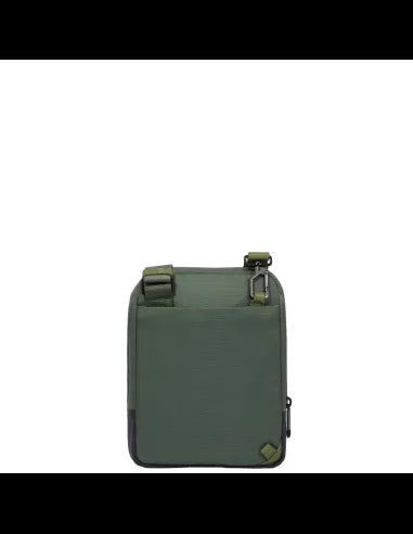 Borselli Piquadro Borsello Porta Ipad Mini In Tessuto ed Inserti Pelle Verde