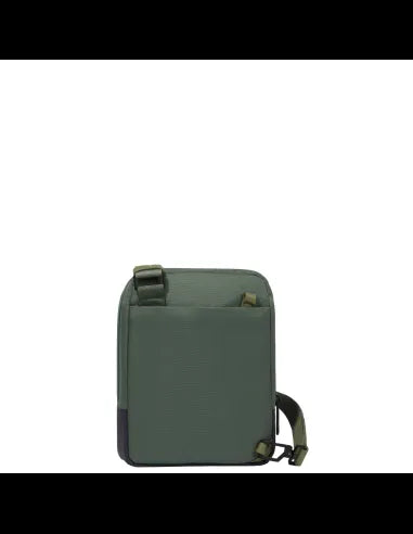 Borselli Piquadro Borsello Porta Ipad Mini In Tessuto ed Inserti Pelle Verde