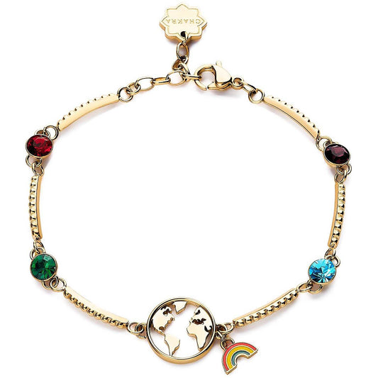 Bracciale Brosway Chakra Viaggio Pvd Oro con Cristalli