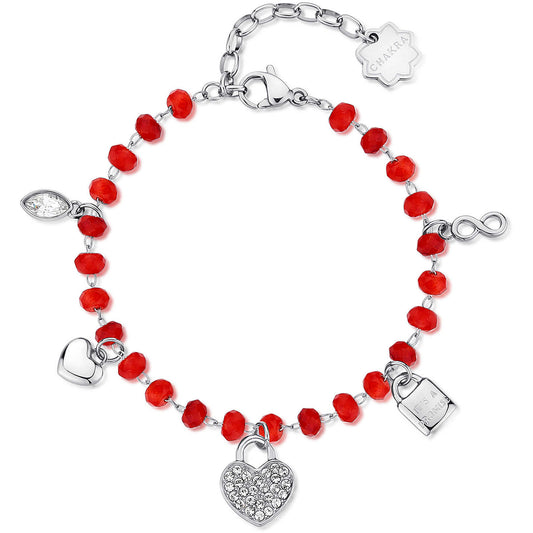 Bracciale Brosway Chakra Amore Cuore In Acciaio con Charms