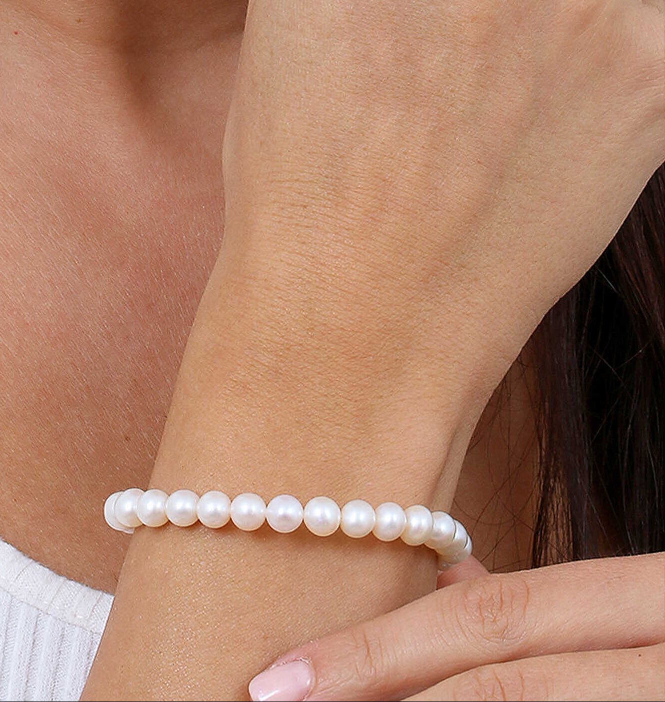 Bracciale Comete Easy Basic Filo Perle Oro 18 Kt