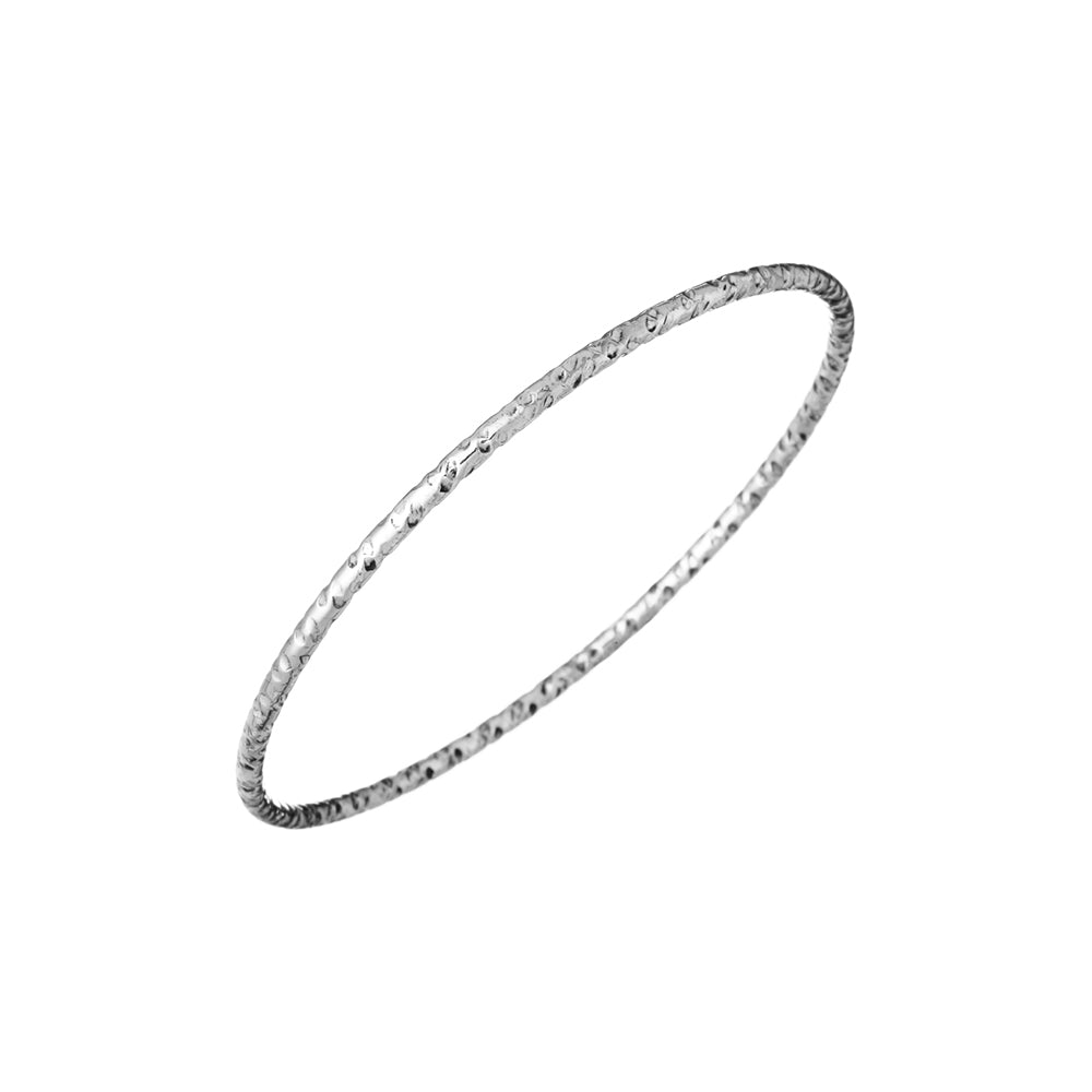 Bracciale Rigido Giovanni Raspini Charm Basi Bangle Martellato 70 mm