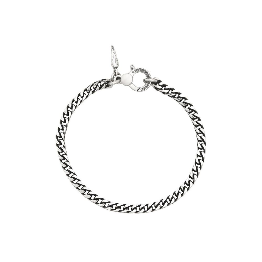 Bracciale Uomo Giovanni Raspini Catene Maglia Grumetta Quadra