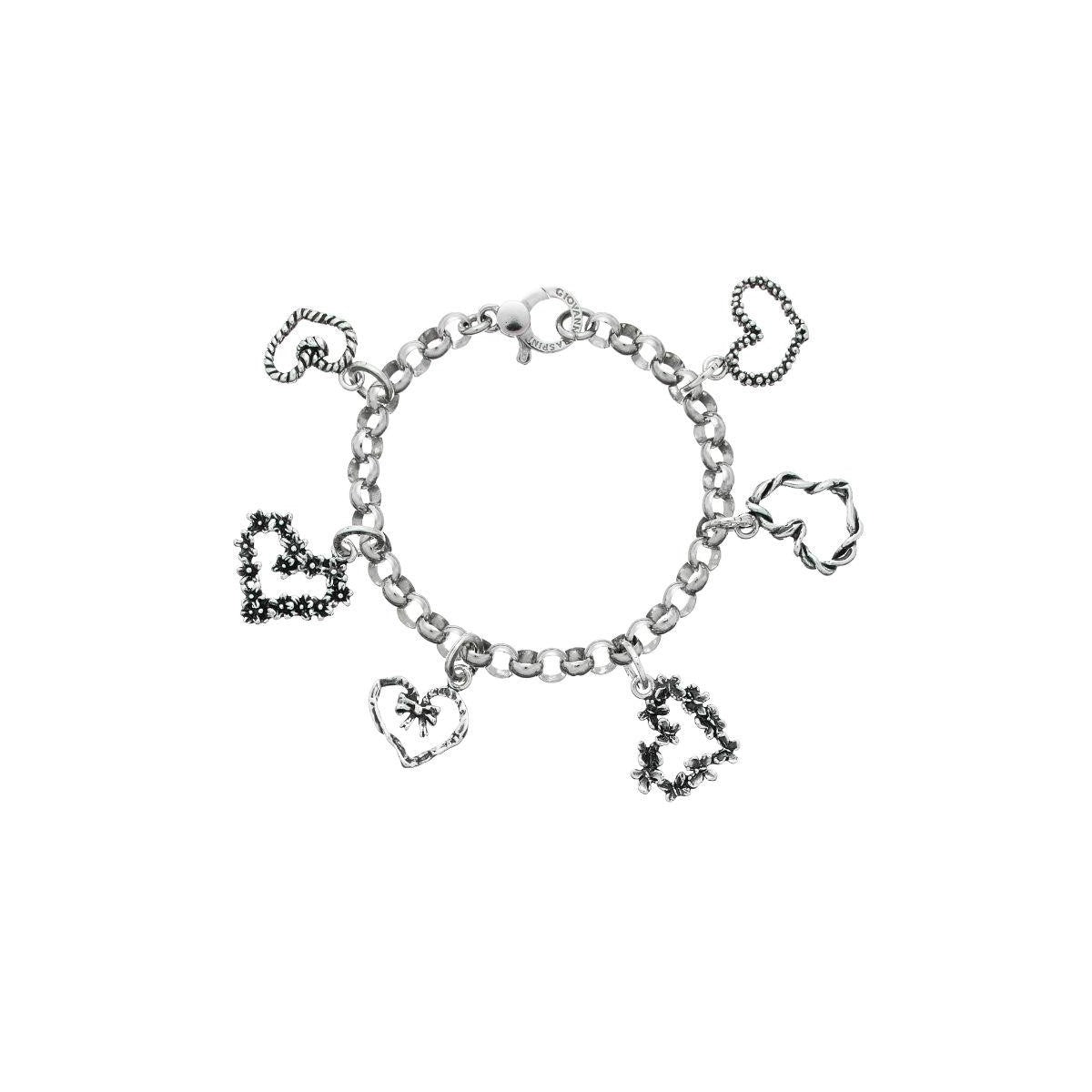 Bracciale Giovanni Raspini Fiocchi & Cuori Fantasia Cm.19