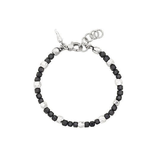Bracciale Uomo Giovanni Raspini Tango Spinello Nero Dadi