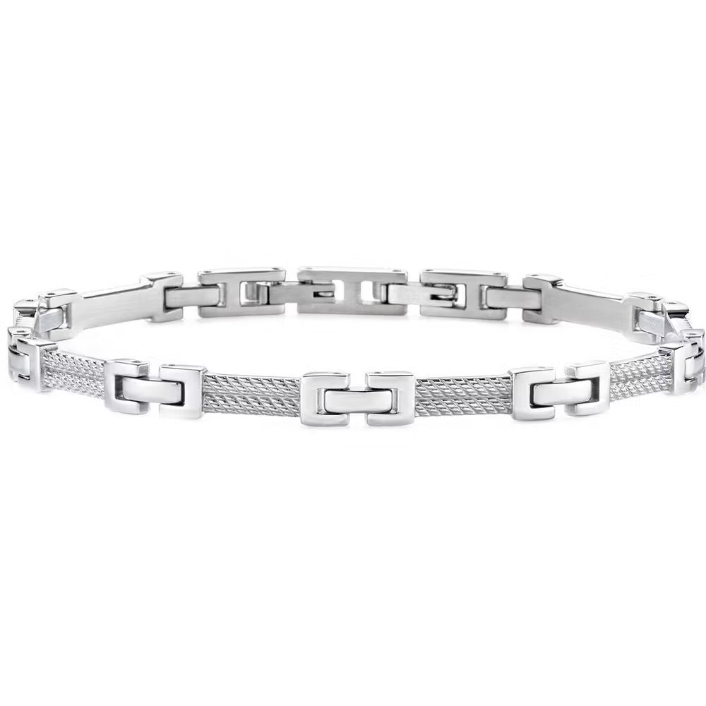Bracciale Uomo Morellato Cross Acciaio